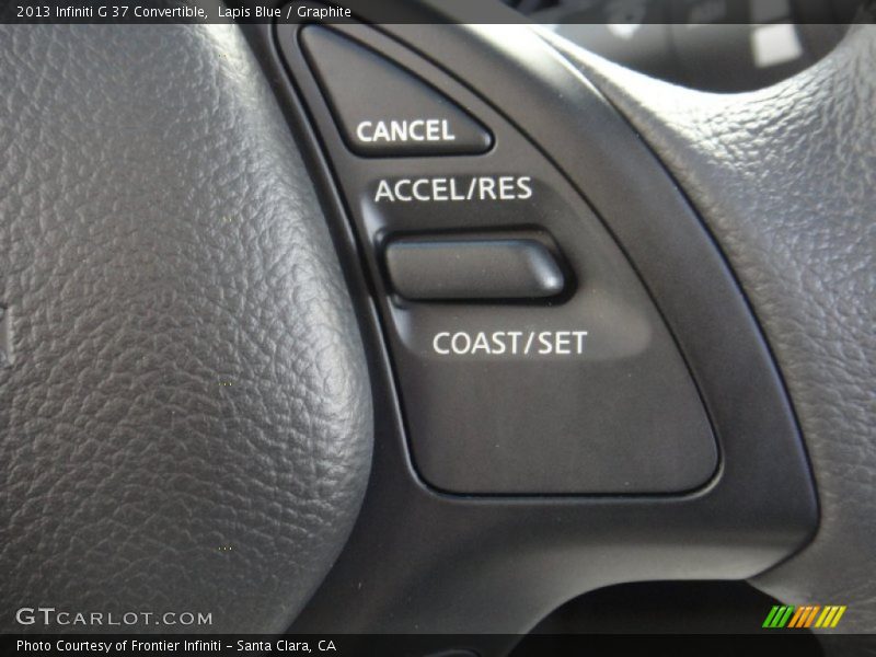 Controls of 2013 G 37 Convertible