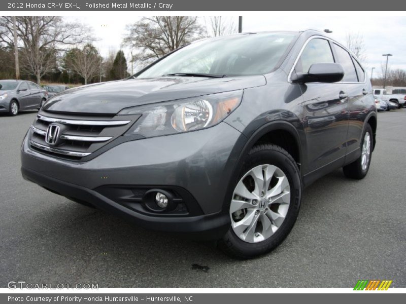 Polished Metal Metallic / Gray 2012 Honda CR-V EX-L