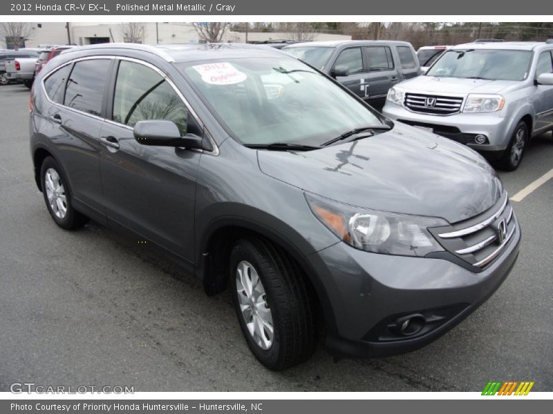 Polished Metal Metallic / Gray 2012 Honda CR-V EX-L