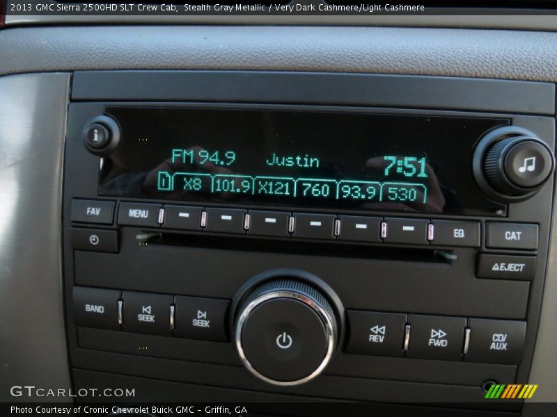 Audio System of 2013 Sierra 2500HD SLT Crew Cab