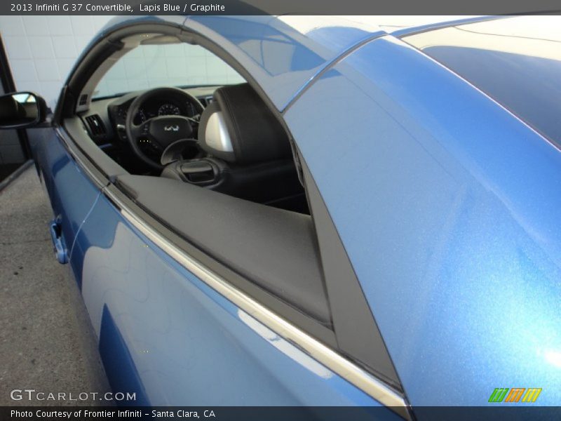 Lapis Blue / Graphite 2013 Infiniti G 37 Convertible