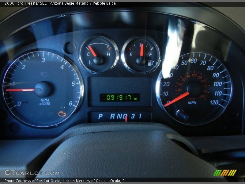 Arizona Beige Metallic / Pebble Beige 2006 Ford Freestar SEL