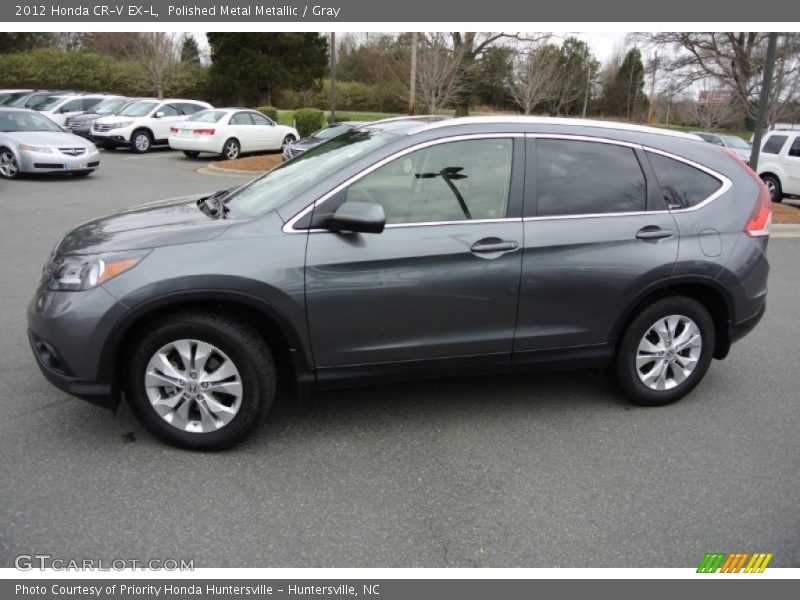 Polished Metal Metallic / Gray 2012 Honda CR-V EX-L