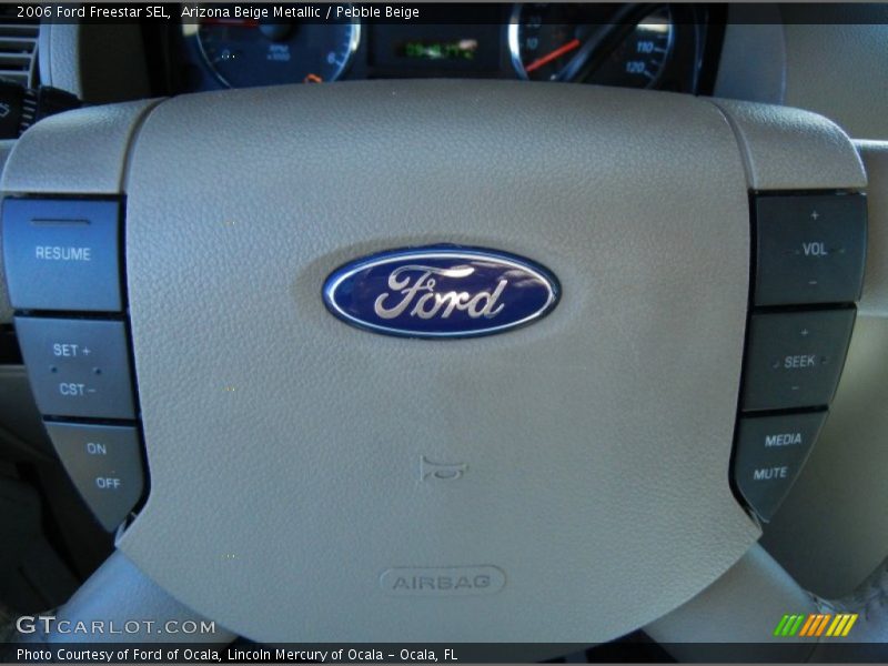 Arizona Beige Metallic / Pebble Beige 2006 Ford Freestar SEL