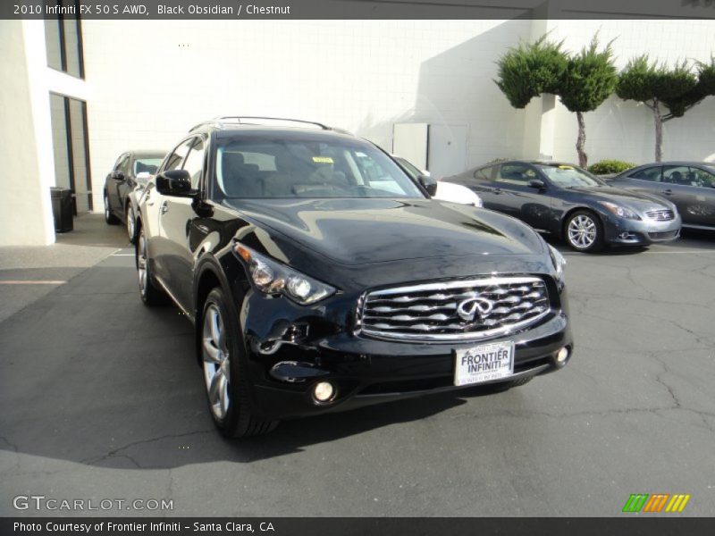 Black Obsidian / Chestnut 2010 Infiniti FX 50 S AWD