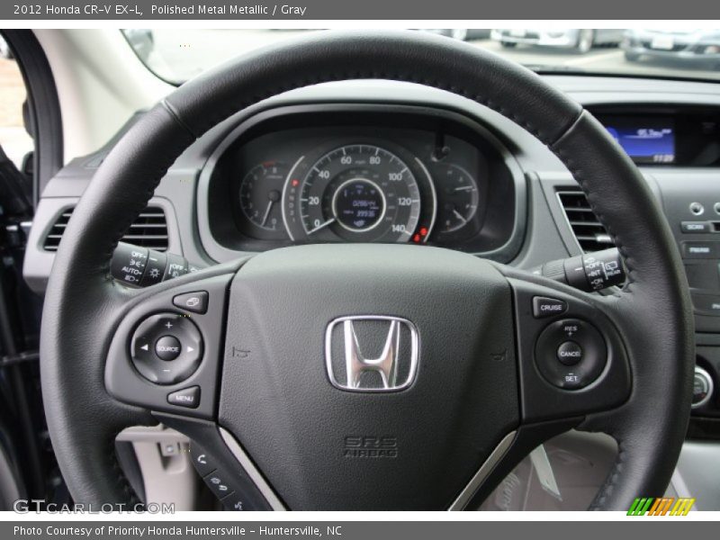 Polished Metal Metallic / Gray 2012 Honda CR-V EX-L