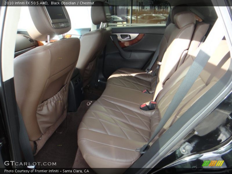 Rear Seat of 2010 FX 50 S AWD
