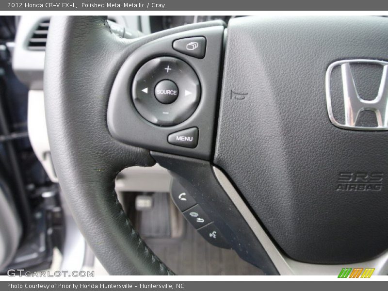 Polished Metal Metallic / Gray 2012 Honda CR-V EX-L
