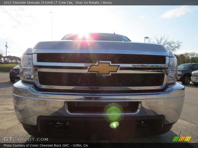 Silver Ice Metallic / Ebony 2013 Chevrolet Silverado 2500HD LT Crew Cab