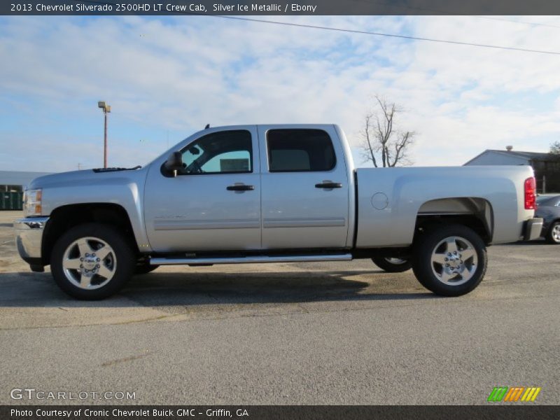 Silver Ice Metallic / Ebony 2013 Chevrolet Silverado 2500HD LT Crew Cab
