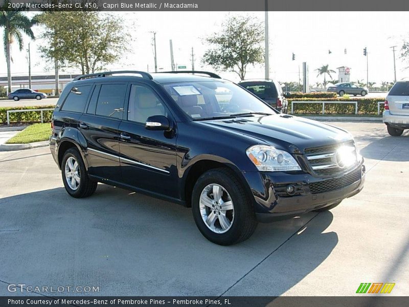 Capri Blue Metallic / Macadamia 2007 Mercedes-Benz GL 450