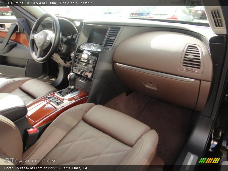 Dashboard of 2010 FX 50 S AWD