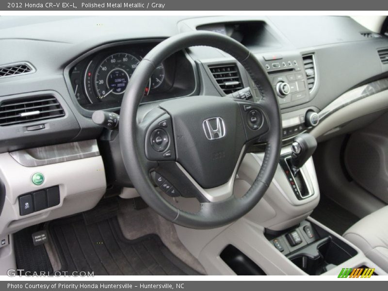 Polished Metal Metallic / Gray 2012 Honda CR-V EX-L