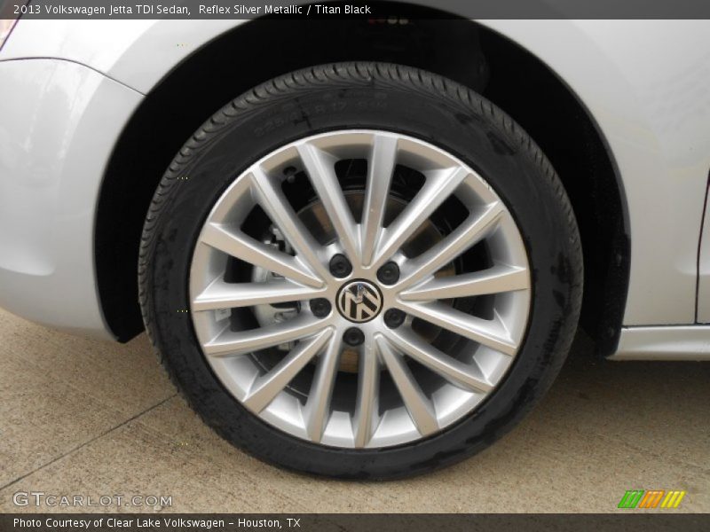 Reflex Silver Metallic / Titan Black 2013 Volkswagen Jetta TDI Sedan