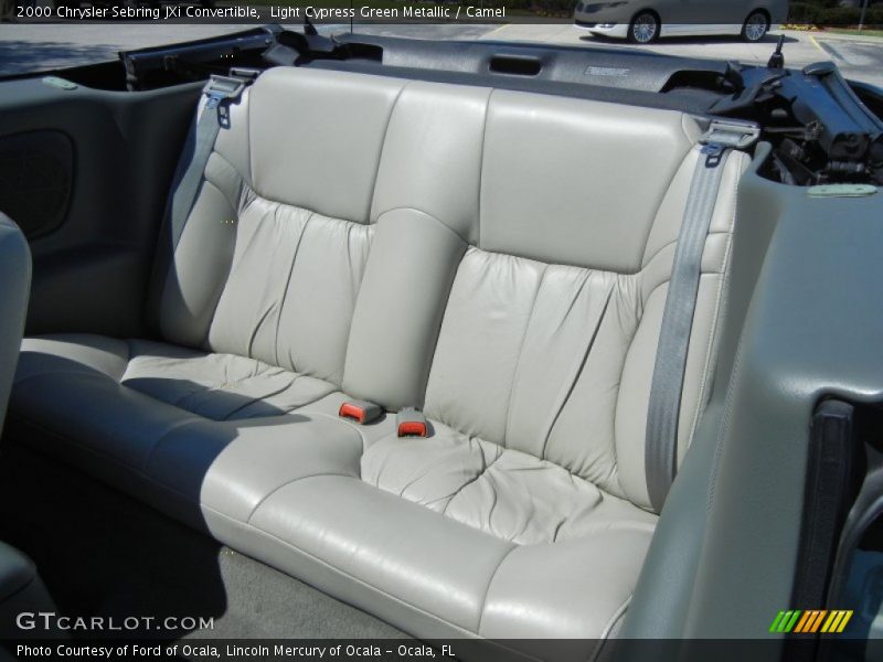 Light Cypress Green Metallic / Camel 2000 Chrysler Sebring JXi Convertible