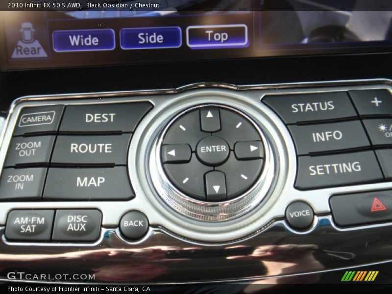 Controls of 2010 FX 50 S AWD