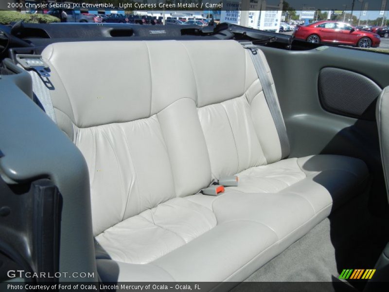 Light Cypress Green Metallic / Camel 2000 Chrysler Sebring JXi Convertible