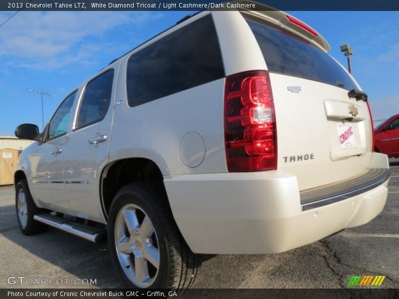 White Diamond Tricoat / Light Cashmere/Dark Cashmere 2013 Chevrolet Tahoe LTZ