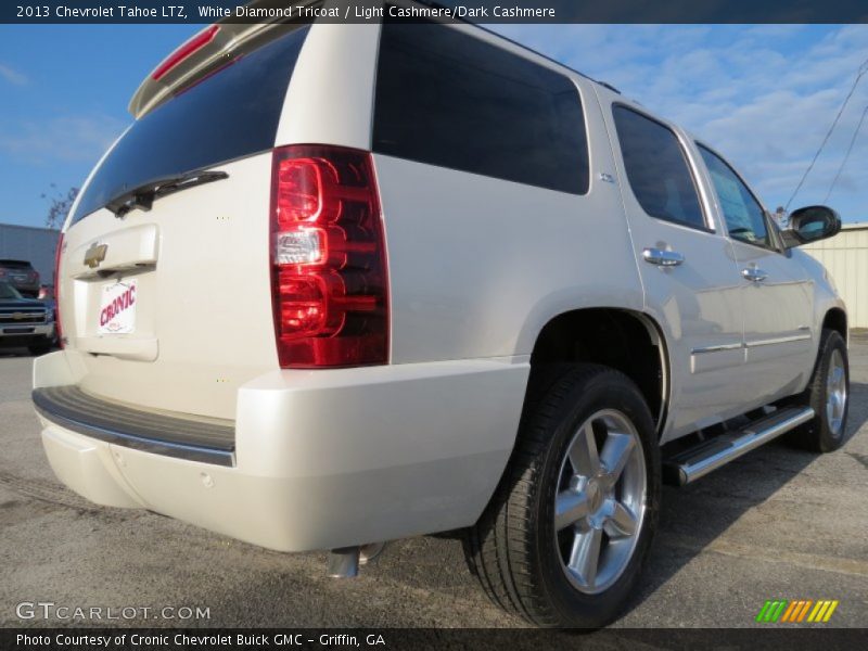 White Diamond Tricoat / Light Cashmere/Dark Cashmere 2013 Chevrolet Tahoe LTZ