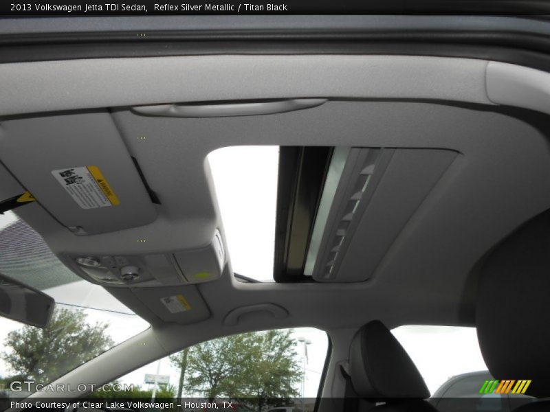 Reflex Silver Metallic / Titan Black 2013 Volkswagen Jetta TDI Sedan