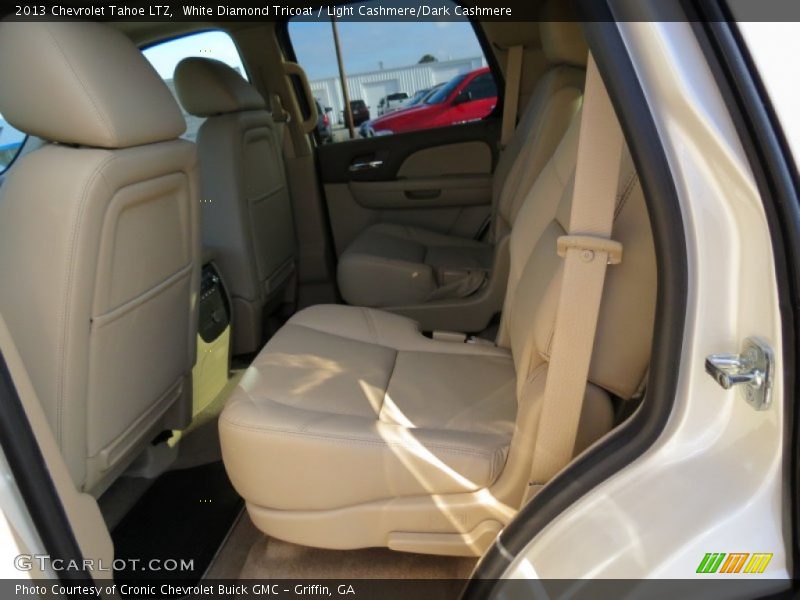 White Diamond Tricoat / Light Cashmere/Dark Cashmere 2013 Chevrolet Tahoe LTZ