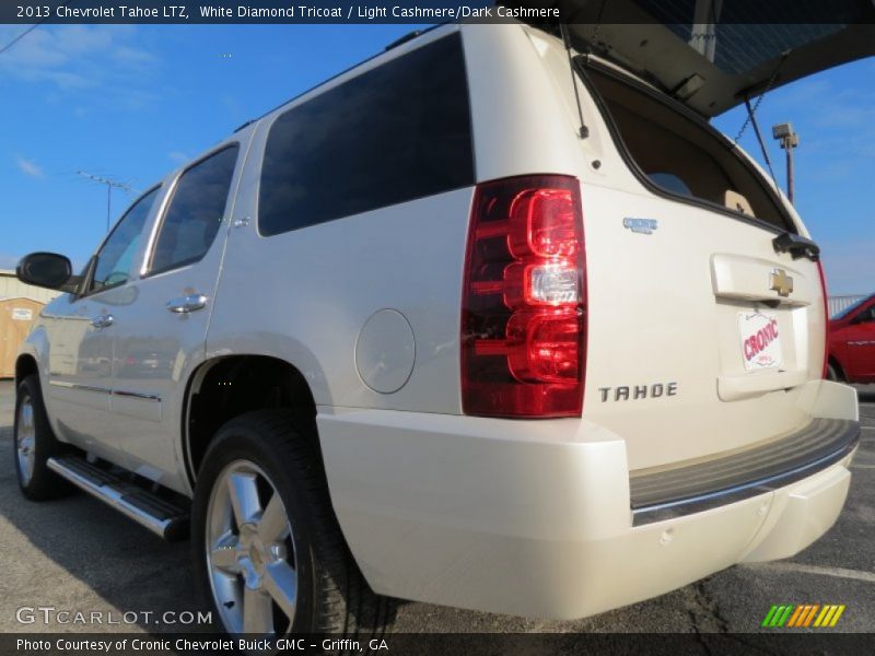 White Diamond Tricoat / Light Cashmere/Dark Cashmere 2013 Chevrolet Tahoe LTZ