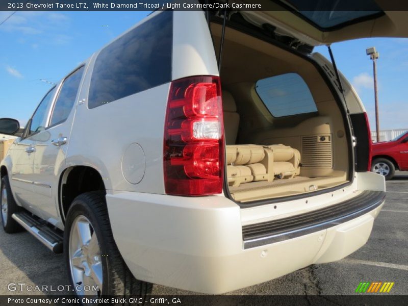 White Diamond Tricoat / Light Cashmere/Dark Cashmere 2013 Chevrolet Tahoe LTZ