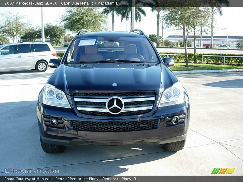 Capri Blue Metallic / Macadamia 2007 Mercedes-Benz GL 450