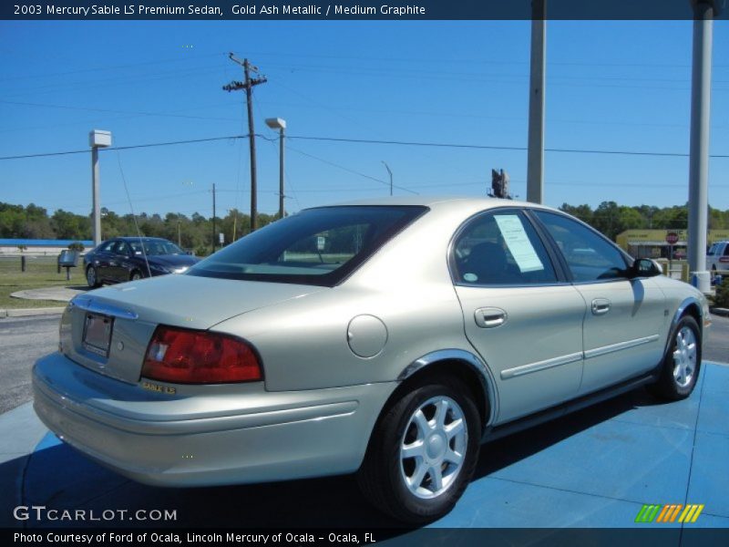 Gold Ash Metallic / Medium Graphite 2003 Mercury Sable LS Premium Sedan