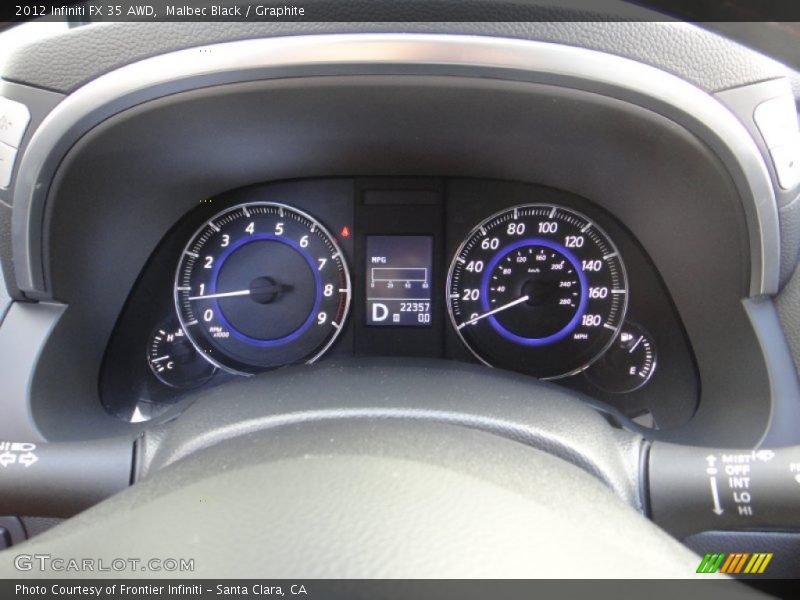 Malbec Black / Graphite 2012 Infiniti FX 35 AWD
