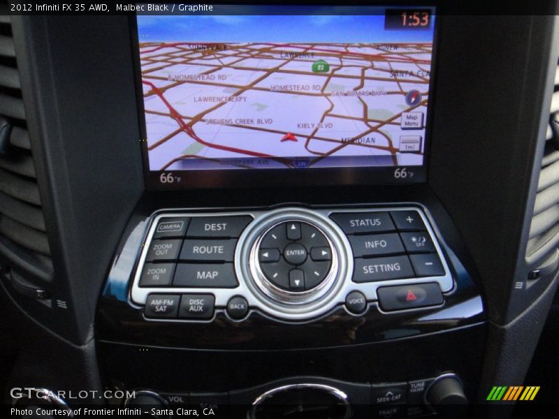 Malbec Black / Graphite 2012 Infiniti FX 35 AWD