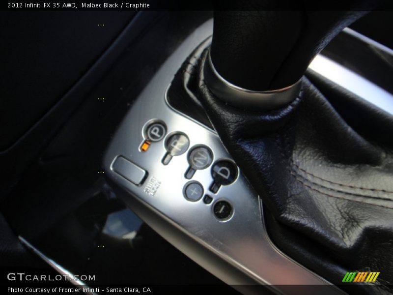 Malbec Black / Graphite 2012 Infiniti FX 35 AWD