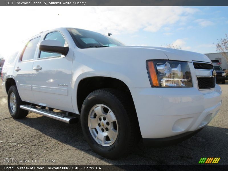 Summit White / Ebony 2013 Chevrolet Tahoe LS