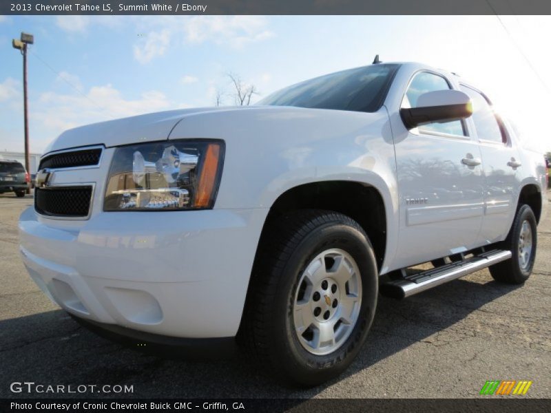 Summit White / Ebony 2013 Chevrolet Tahoe LS