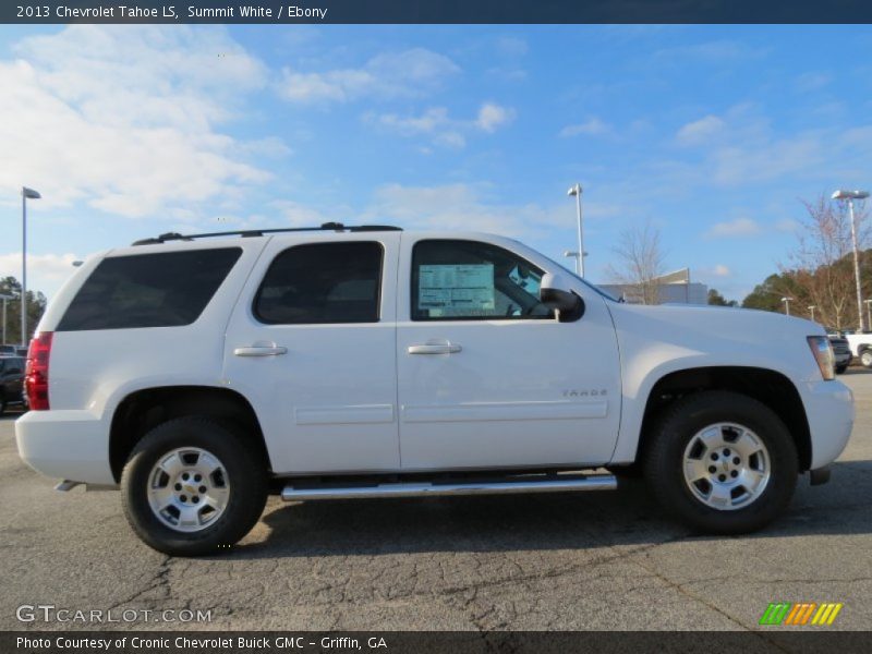Summit White / Ebony 2013 Chevrolet Tahoe LS