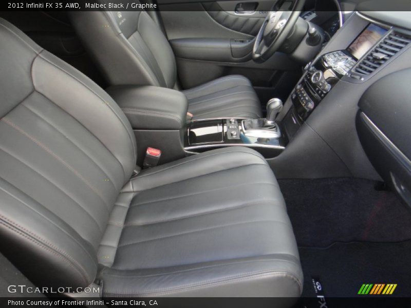Malbec Black / Graphite 2012 Infiniti FX 35 AWD