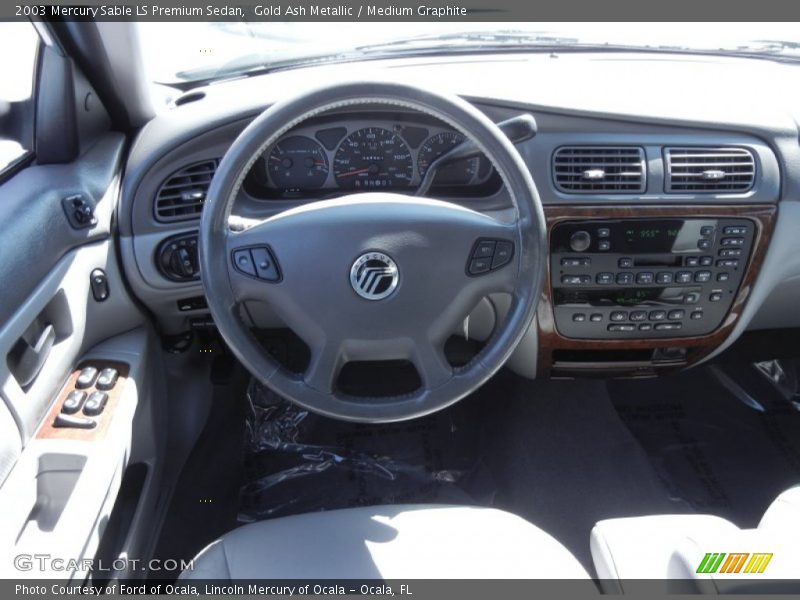 Gold Ash Metallic / Medium Graphite 2003 Mercury Sable LS Premium Sedan