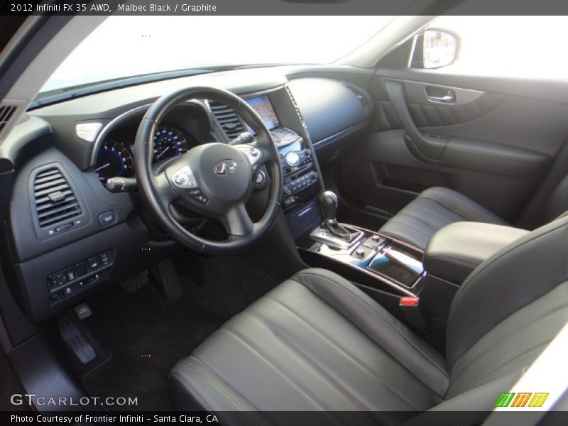 Malbec Black / Graphite 2012 Infiniti FX 35 AWD