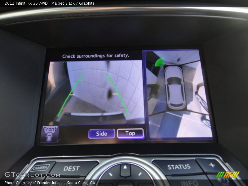 Malbec Black / Graphite 2012 Infiniti FX 35 AWD