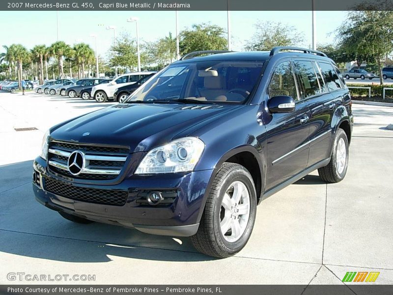Capri Blue Metallic / Macadamia 2007 Mercedes-Benz GL 450