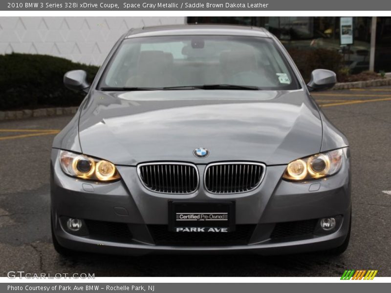Space Gray Metallic / Saddle Brown Dakota Leather 2010 BMW 3 Series 328i xDrive Coupe