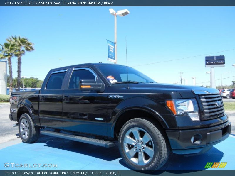 Tuxedo Black Metallic / Black 2012 Ford F150 FX2 SuperCrew