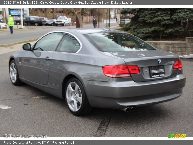 Space Gray Metallic / Saddle Brown Dakota Leather 2010 BMW 3 Series 328i xDrive Coupe