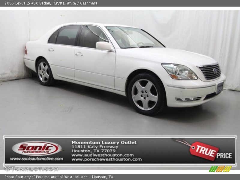 Crystal White / Cashmere 2005 Lexus LS 430 Sedan