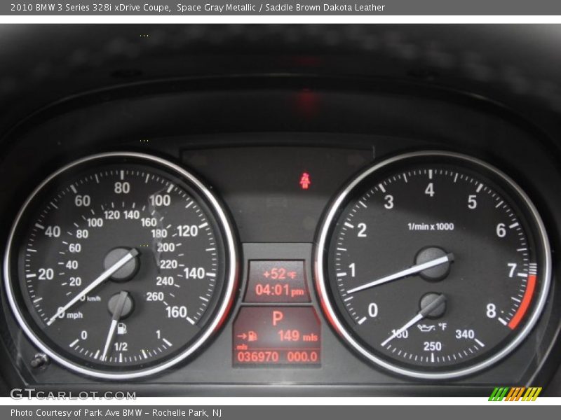 Space Gray Metallic / Saddle Brown Dakota Leather 2010 BMW 3 Series 328i xDrive Coupe