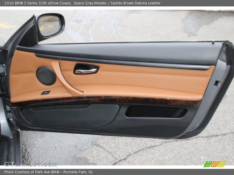 Space Gray Metallic / Saddle Brown Dakota Leather 2010 BMW 3 Series 328i xDrive Coupe