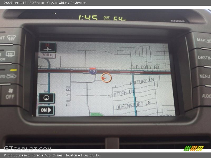 Navigation of 2005 LS 430 Sedan