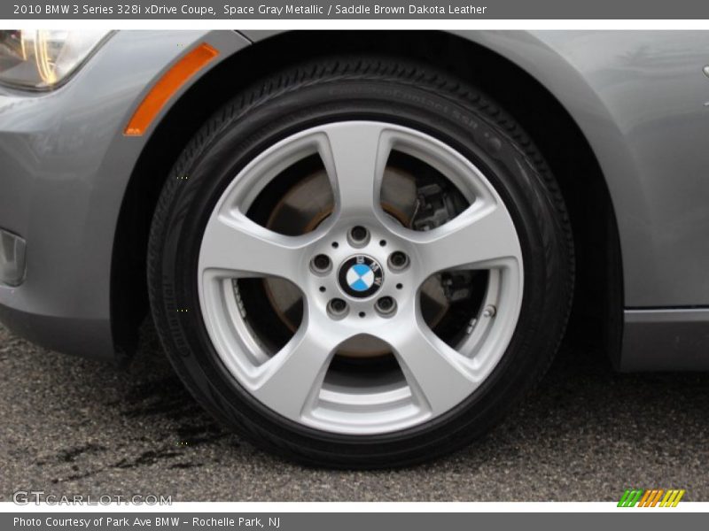 Space Gray Metallic / Saddle Brown Dakota Leather 2010 BMW 3 Series 328i xDrive Coupe