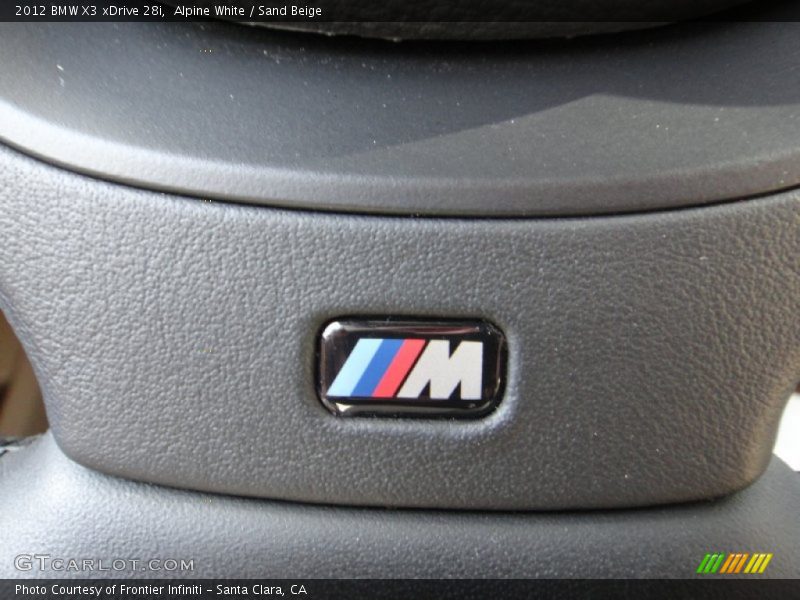 Alpine White / Sand Beige 2012 BMW X3 xDrive 28i