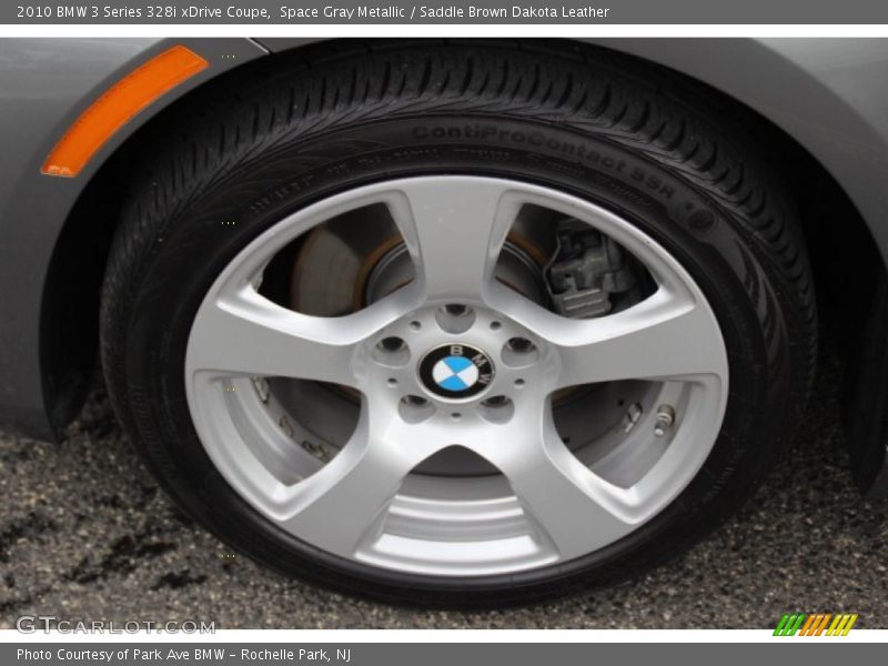 Space Gray Metallic / Saddle Brown Dakota Leather 2010 BMW 3 Series 328i xDrive Coupe
